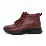 Frauenstiefel in der Frühling-Auto M3055 Kirsche Gebildet