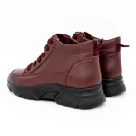 Frauenstiefel in der Frühling-Auto M3055 Kirsche Gebildet