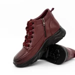 Frauenstiefel in der Frühling-Auto M3055 Kirsche Gebildet