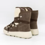 Frauenstiefel mit Pelz 1395-31e Khaki | Franco Gerardo