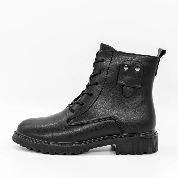 Frauenstiefel im Frühjahr 1918Q12 Black | Gebildet