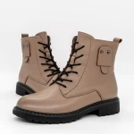 Frauenstiefel im Frühjahr 1918Q12 Hell Brown | Gebildet