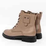 Frauenstiefel im Frühjahr 1918Q12 Hell Brown | Gebildet