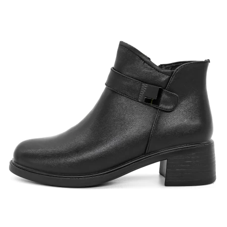 Frauenstiefel mit Pelz 2915Q07 Black | Gebildet