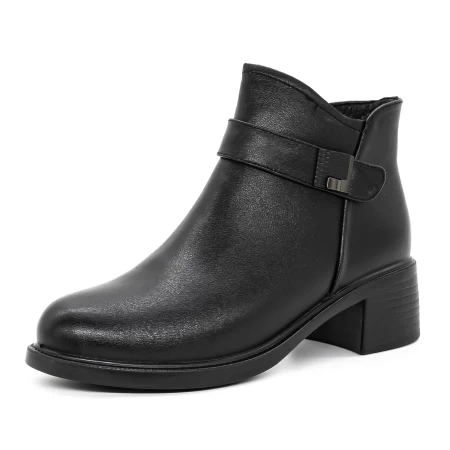 Frauenstiefel mit Pelz 2915Q07 Black | Gebildet