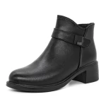 Frauenstiefel mit Pelz 2915Q07 Black | Gebildet