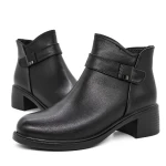 Frauenstiefel mit Pelz 2915Q07 Black | Gebildet