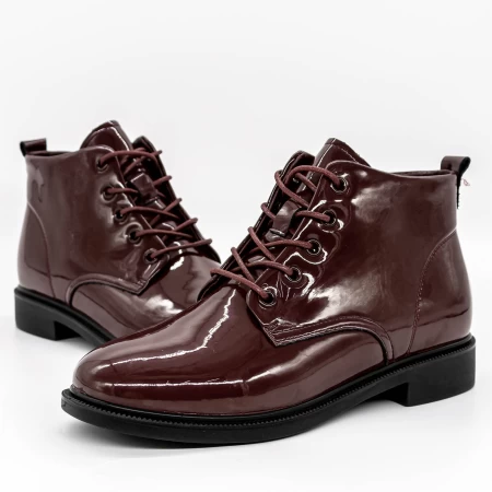 Frauenstiefel mit Pelz 3926G02 Kirsche Gebildet