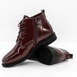Frauenstiefel mit Pelz 3926G02 Kirsche Gebildet