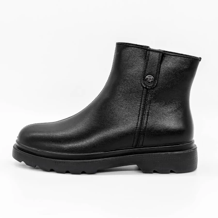 Frauenstiefel mit Pelz 3938Q09 Black | Gebildet