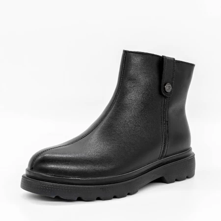 Frauenstiefel mit Pelz 3938Q09 Black | Gebildet