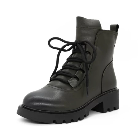 Frauenstiefel mit Pelz 5788 Grün | Gebildet