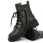 Frauenstiefel mit Pelz 5788 Grün | Gebildet