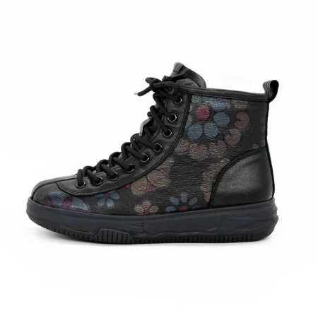 Frauenstiefel im Frühling-Jessień 5866 Black | Gebildet
