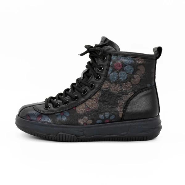 Frauenstiefel im Frühling-Jessień 5866 Black | Gebildet