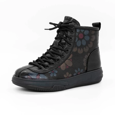Frauenstiefel im Frühling-Jessień 5866 Black | Gebildet