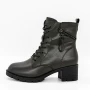Frauenstiefel mit Pelz 8023 Grün | Gebildet