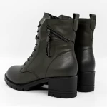 Frauenstiefel mit Pelz 8023 Grün | Gebildet