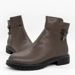 Frauenstiefel mit Pelz 10513-27 Pfirsich | Gebildet