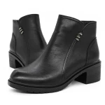 Frauenstiefel im Frühjahr 8 80235-11 Black | Gebildet