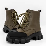 Frauenstiefel im Frühling-Autumn 99518 Green | Franco Gerardo