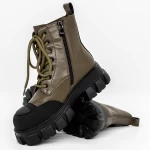 Frauenstiefel im Frühling-Autumn 99518 Green | Franco Gerardo