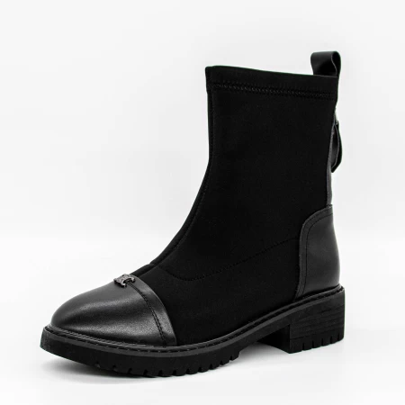 Frauenstiefel im Frühling-Autumn 123352 Black | Gebildet