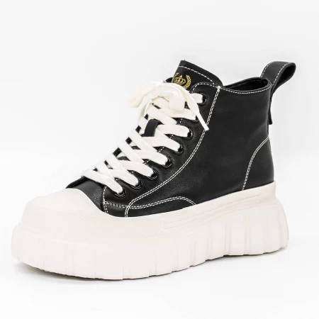 Frauenstiefel im Frühjahrs-Jesieście H5022 Black | Franco Gerardo