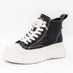 Frauenstiefel im Frühjahrs-Jesieście H5022 Black | Franco Gerardo