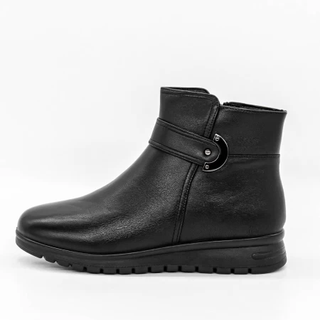 Frauenstiefel mit Pelz M021 Black | Gebildet