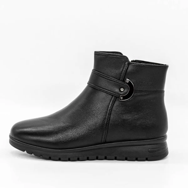 Frauenstiefel mit Pelz M021 Black | Gebildet