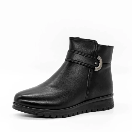 Frauenstiefel mit Pelz M021 Black | Gebildet