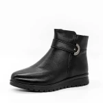 Frauenstiefel mit Pelz M021 Black | Gebildet