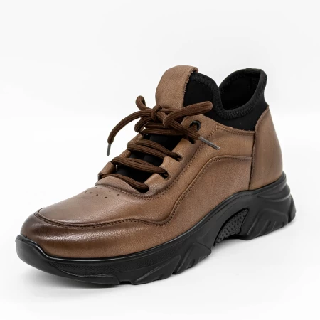 Frauenstiefel mit Pelz M3077 Brown | Gebildet