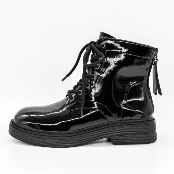 Frauenstiefel im Frühling-Autumn 99168-1 Schwarz | Gebildet