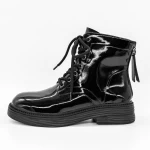 Frauenstiefel im Frühling-Autumn 99168-1 Schwarz | Gebildet