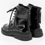 Frauenstiefel im Frühling-Autumn 99168-1 Schwarz | Gebildet