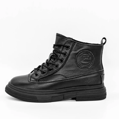Frauenstiefel im Frühling-Auto C6620 Black | Gebildet