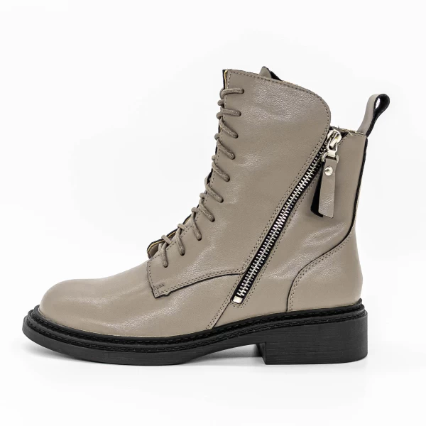 Frauenstiefel im Frühling-Autumn D5051E Gray | Gebildet