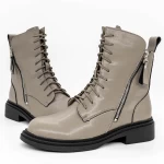 Frauenstiefel im Frühling-Autumn D5051E Gray | Gebildet