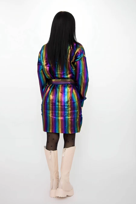 Frauenpullover 50057 Black-Multi-farbig | Kikiriki
