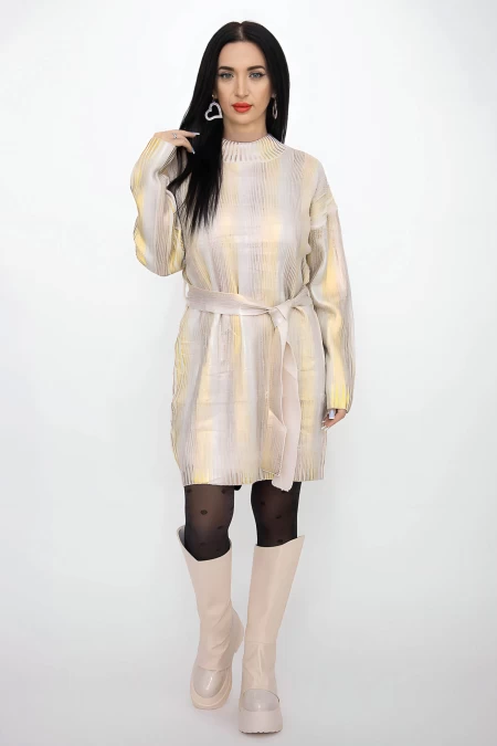 Frauenpullover 50057 Beige-Gold Kikiriki