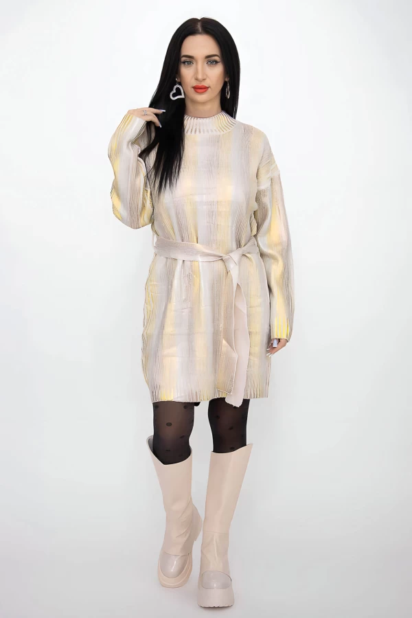 Frauenpullover 50057 Beige-Gold Kikiriki