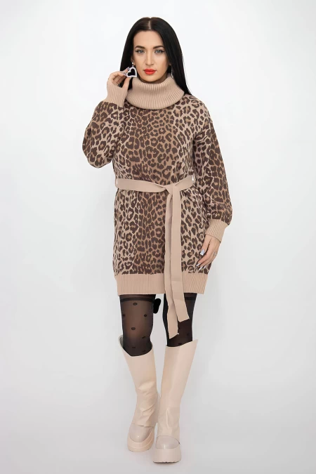 Frauen 26693 brauner Pullover Kikiriki