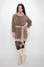 Frauen 26693 brauner Pullover Kikiriki