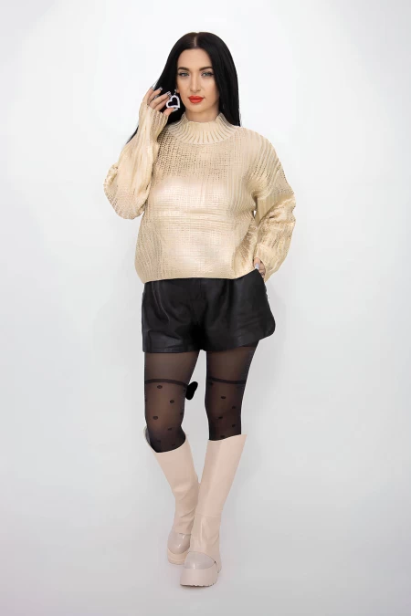 Frauenpullover P07543 Beige | Kikiriki