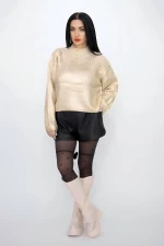 Frauenpullover P07543 Beige | Kikiriki