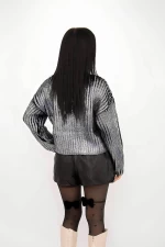 Frauenpullover P07543 Black | Kikiriki