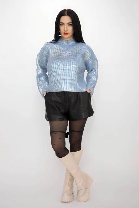 Frauenpullover P07543 Blau Kikiriki