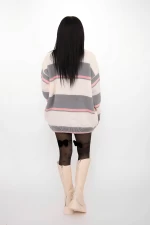 Frauenpullover Weiß-Shary-Pullover Kikiriki